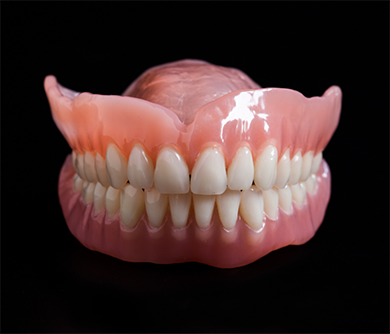 Set of full dentures