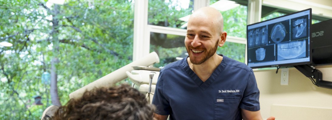 photo of Dr. David With Patient
